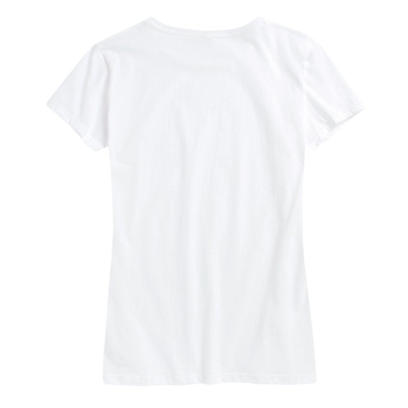 Women's Short Sleeve Peanuts Snoopy Woodstock Pumpkin T-Shirt - White 3X