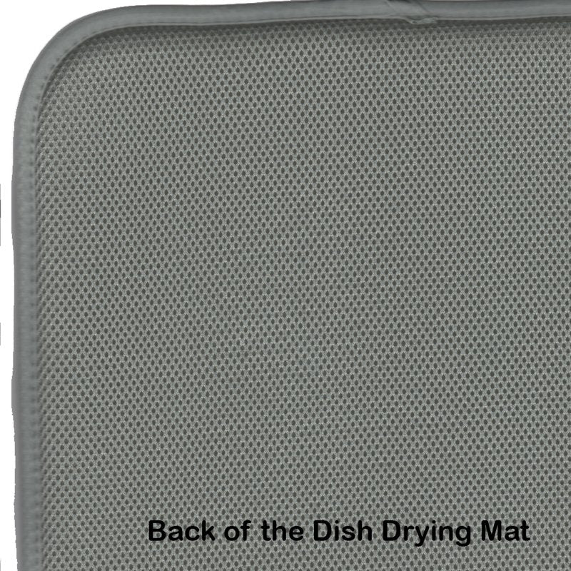 Sunflowers Dish Drying Mat - 14 x 21 Inch Water-Absorbent