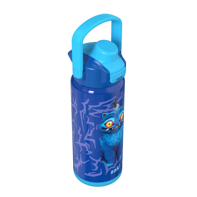 20oz Stainless Steel Water Bottle with Push Button Lid - Derpy Blue