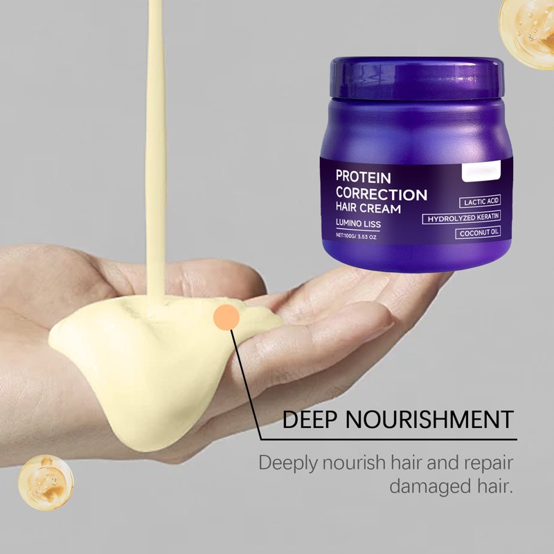 Protein Hair Treatment Mask for Dry Damaged Hair - 3.53 oz