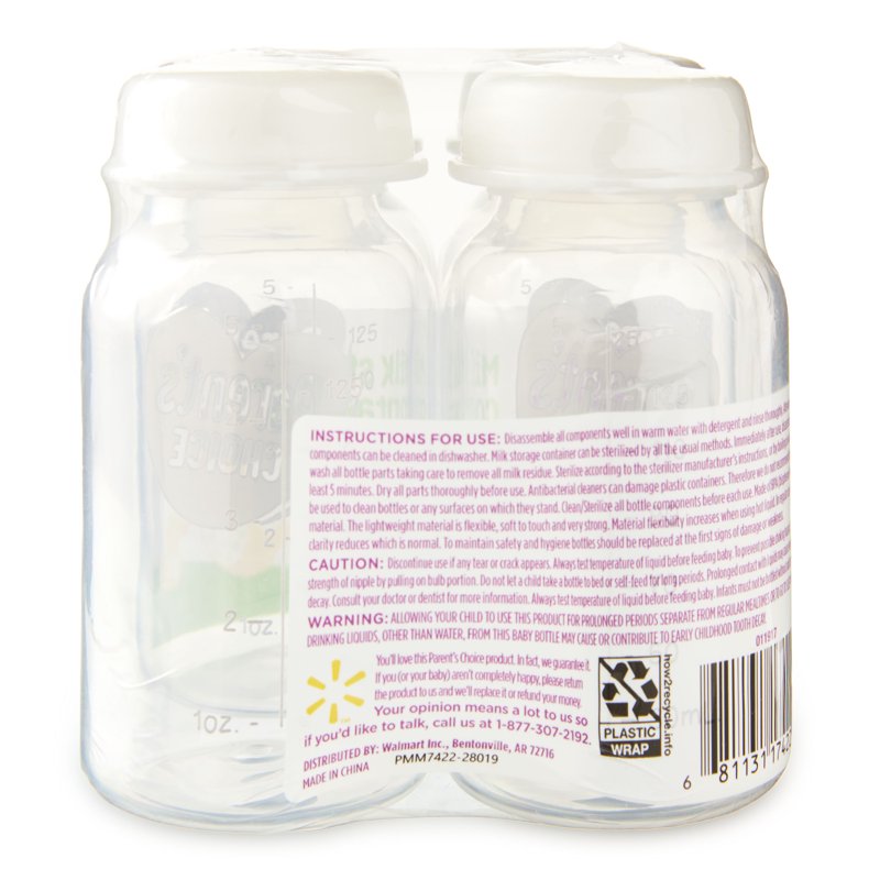Breastmilk Storage Containers - 5 fl oz, 4 Pack