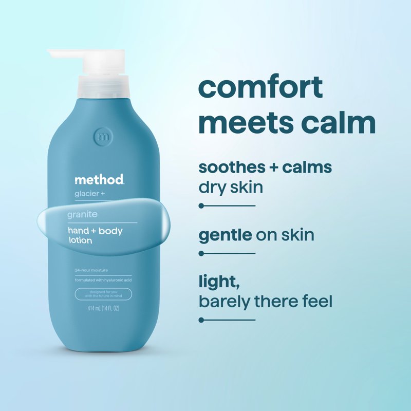 Men's Hydrating Hand & Body Lotion - 24hr Moisture with Shea Butter