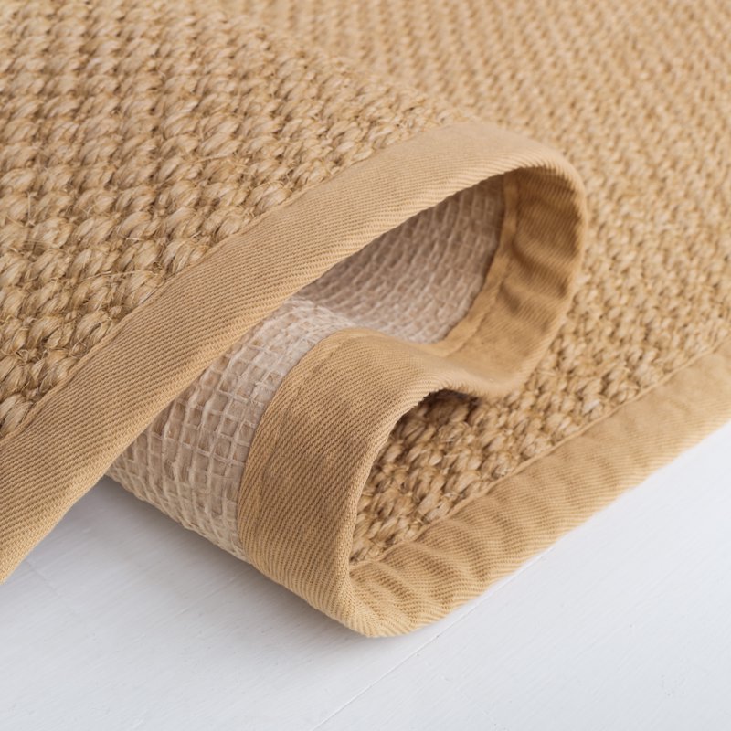 Natural Fiber Runner Rug - Maize 2' x 8' Bordered Sisal Area Rug