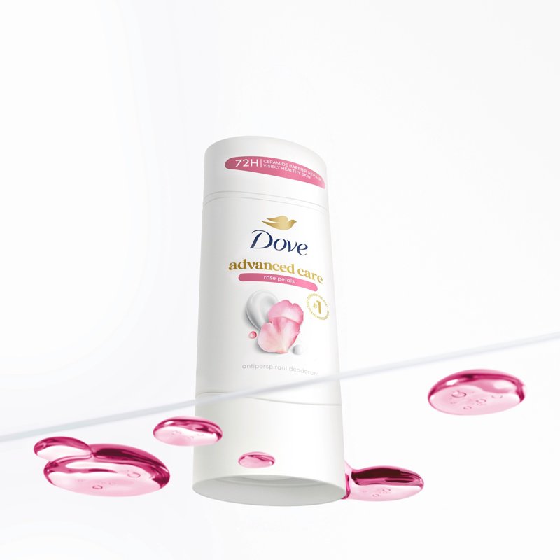 Dove Advanced Care Antiperspirant Deodorant Stick - Rose Petals, 2.6 oz