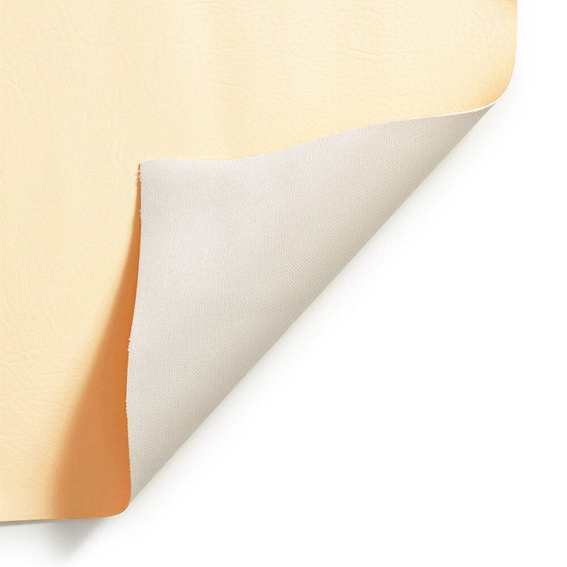 Vinyl Faux Leather Fabric by the Yard - 54 Inch Beige Craft Material