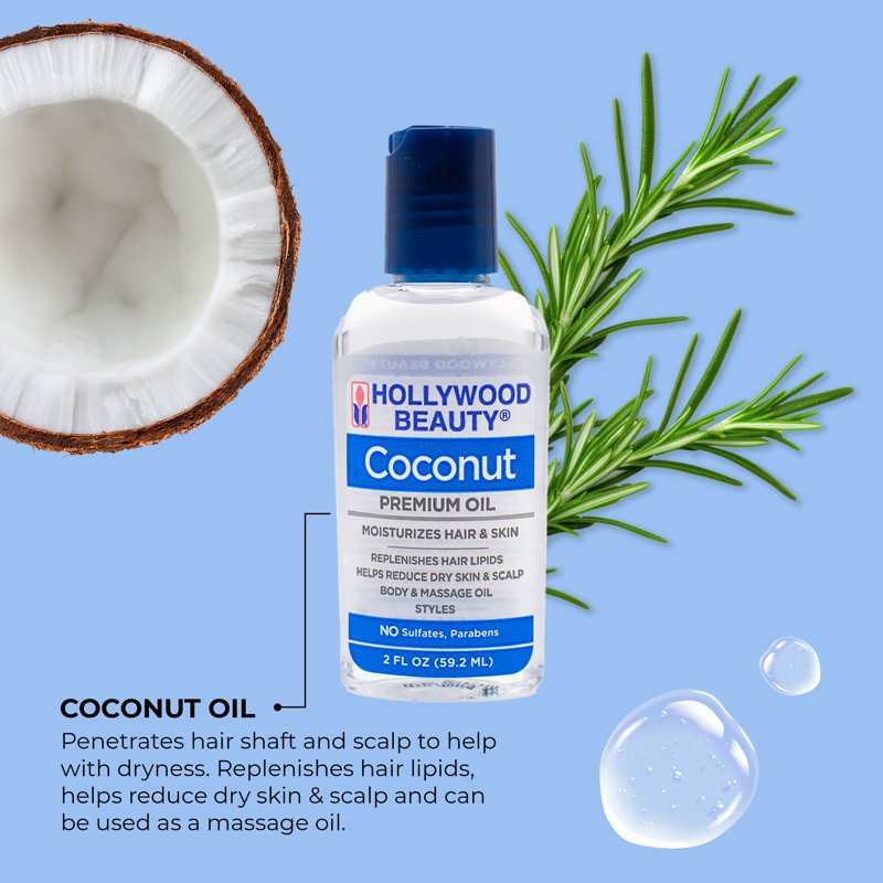 Coconut Oil - 2 Oz - 3 Pack