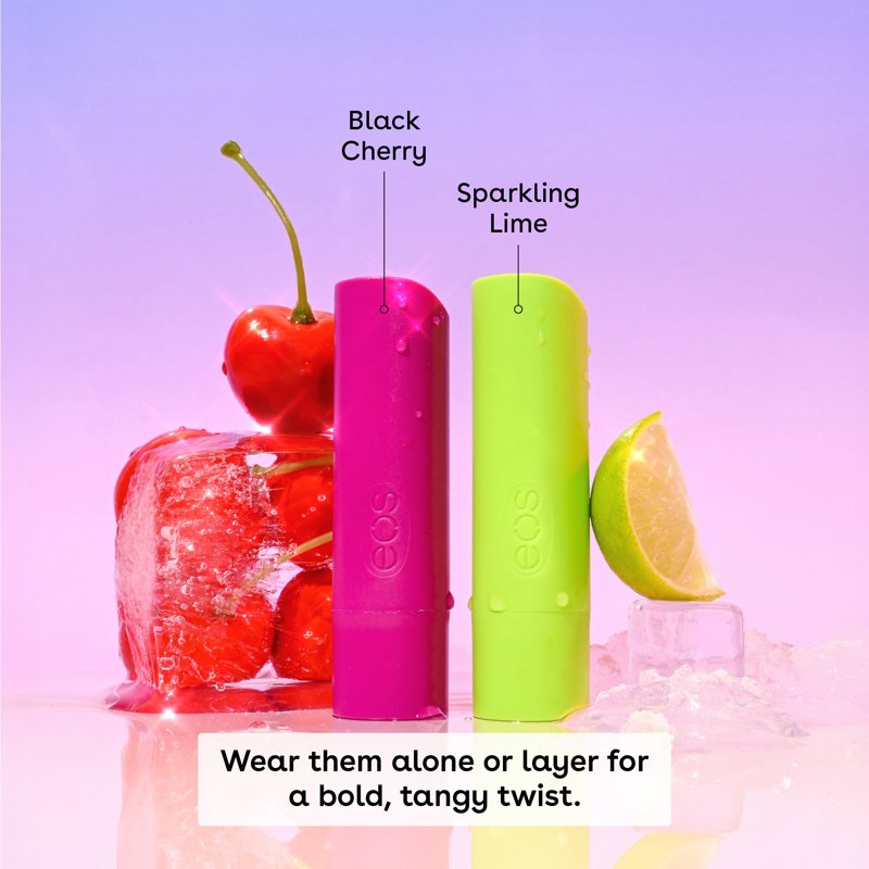 Drink-Inspired Lip Balm Set - 2-Pack Moisturizing Shea Butter Stick
