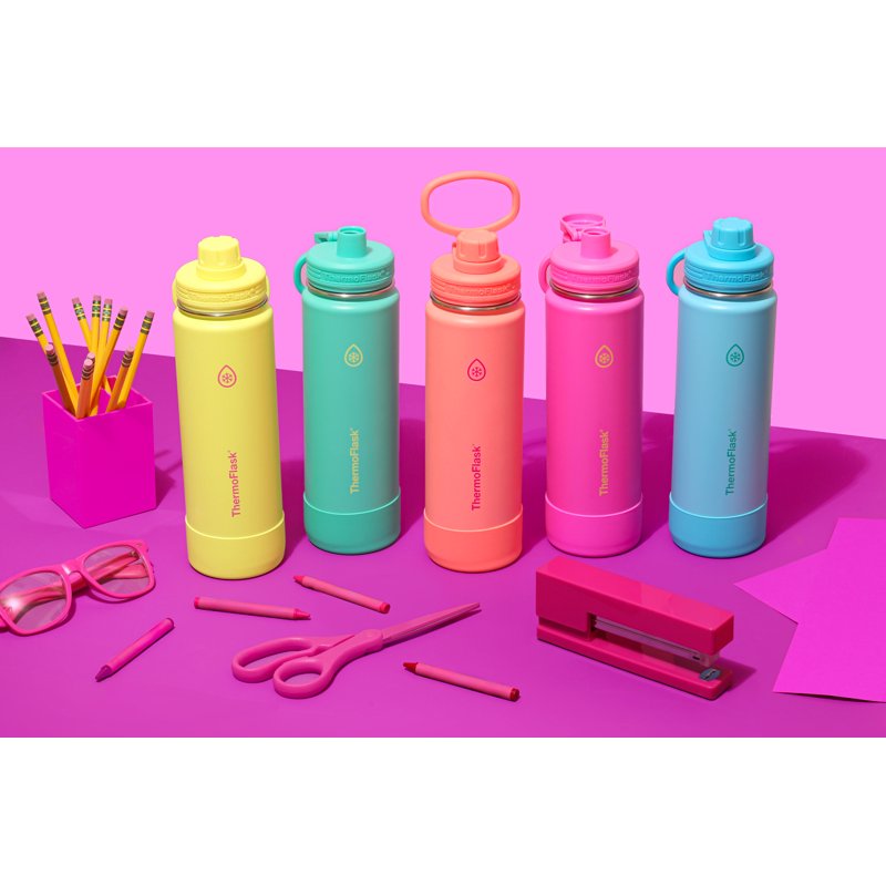 32 oz Vacuum Insulated Stainless Steel Water Bottle - Shocking Pink