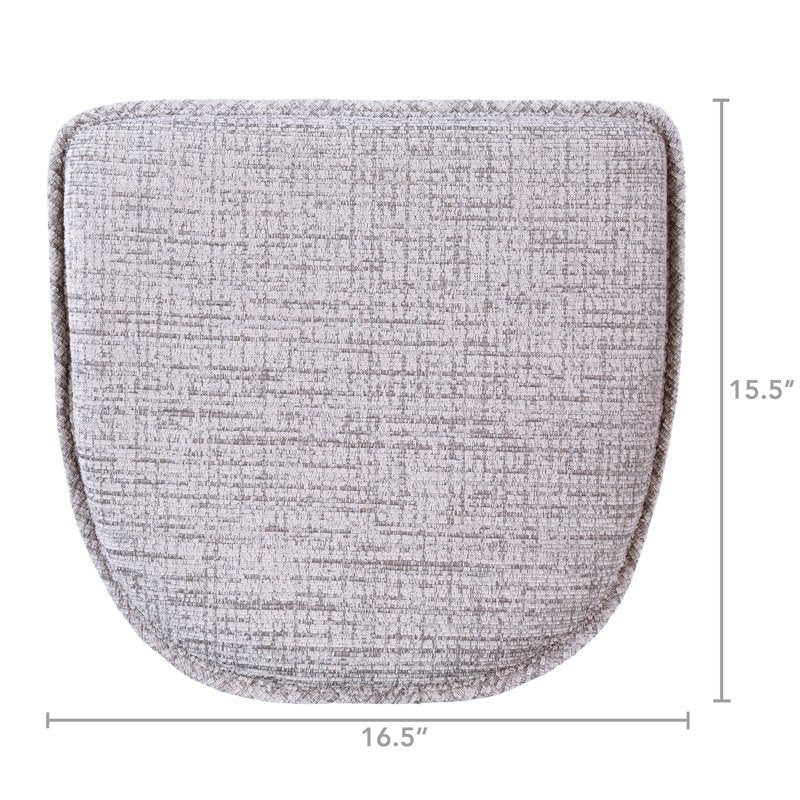 Non-Slip Chair Cushion - 15" x 16" Kendal Nickel - Single