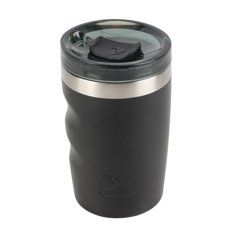 12oz Stainless Steel Insulated Travel Tumbler with Slider Lid - Black