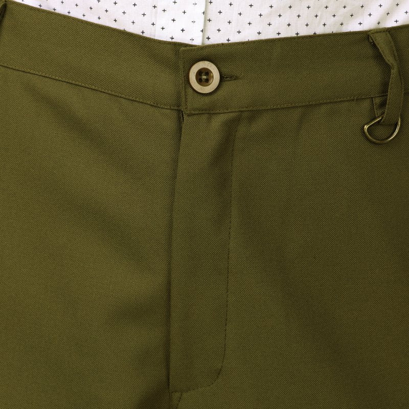 Men's Victorian Steampunk Airship Pants Pesto 2XL - Costume Trousers