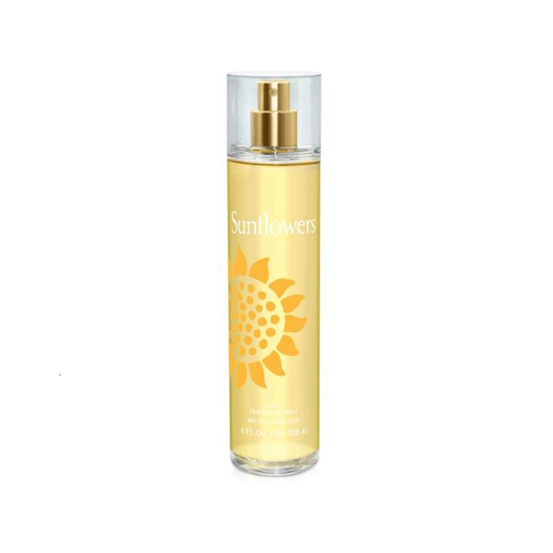 Sunflowers Fine Fragrance Mist for Women - Refreshing Floral Scent, 8 Oz