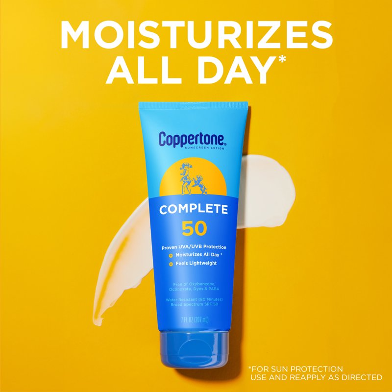 SPF 50 Sunscreen Lotion - 7 oz, Water-Resistant & Moisturizing