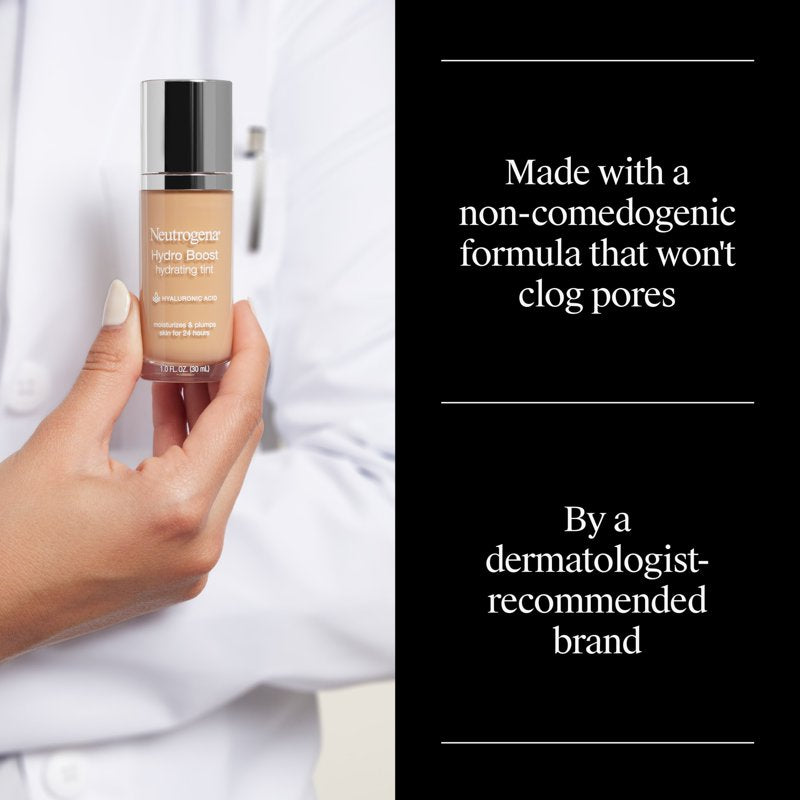 Hydrating Gel Foundation with Hyaluronic Acid - Lightweight Tinted Makeup