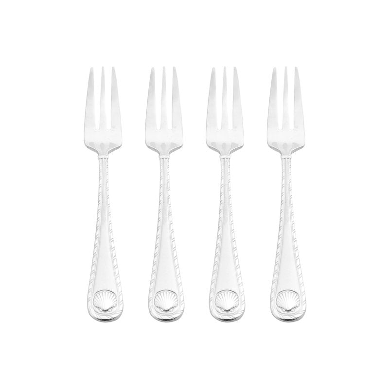 Antigua Frost Appetizer Forks Set of 4 - Towle Everyday