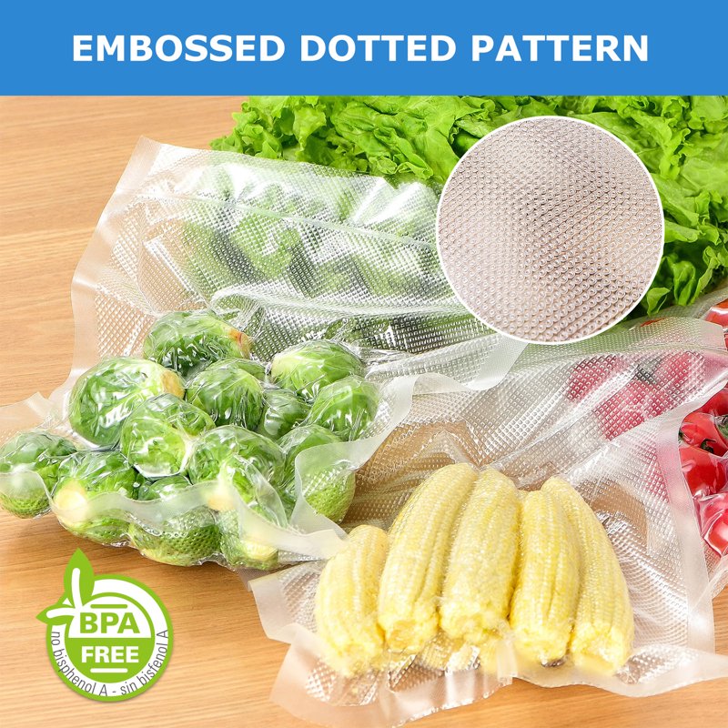 Pint Vacuum Sealer Bags - 6 x 10 in, 30 Count, BPA-Free, 2 Pack
