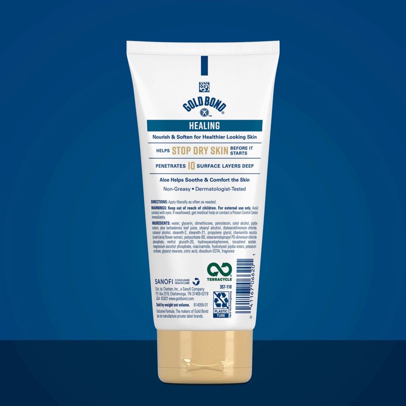 Healing Hydrating Body Lotion with Aloe, 5.5 oz - 3 Pack
