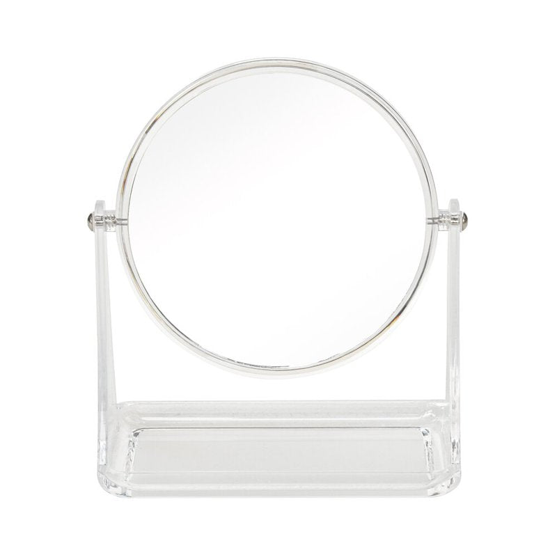 Double-Sided Vanity Mirror with 3x Magnification - Clear