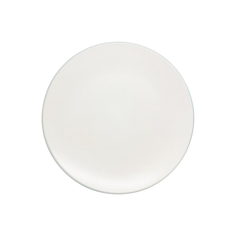 16-Piece Two Tone Coupe Dinnerware Set - Blue/White
