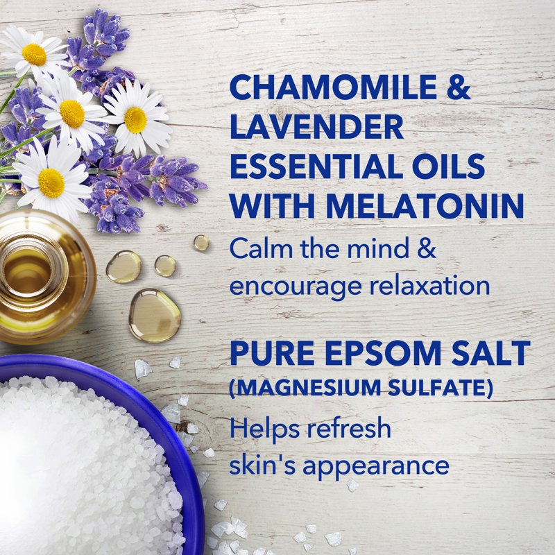 Sleep Foaming Bath with Melatonin, Lavender & Chamomile - 34 fl oz