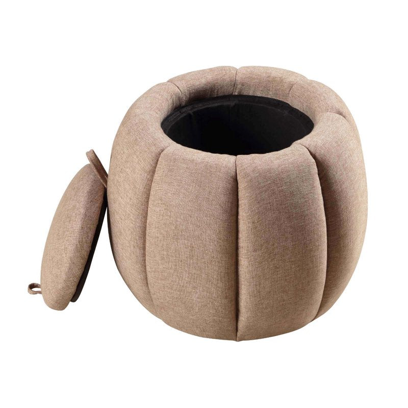 Daisy Storage Ottoman with Reversible Tray Lid - Multiple Colors