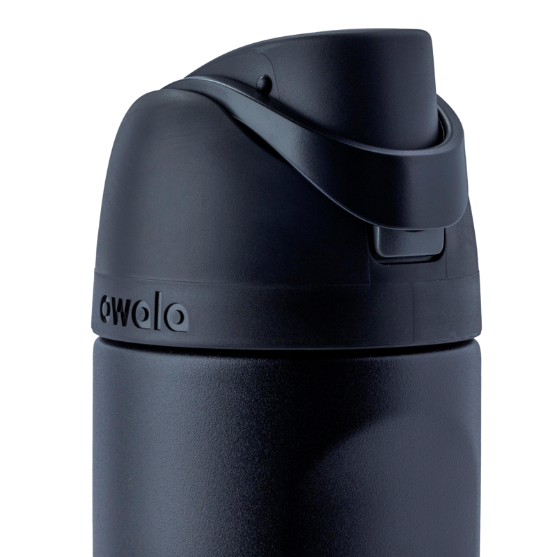 Kids 16oz FreeSip Stainless Steel Insulated Water Bottle - Black