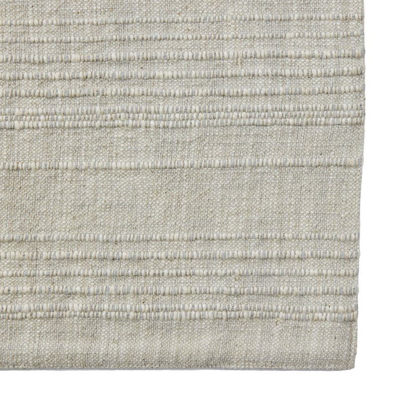 Beige and Gray Woven Table Runner - 14" x 90" - 100% Cotton