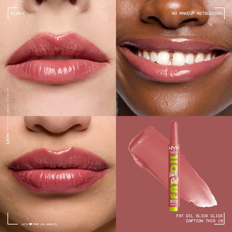 Hydrating Tinted Lip Oil Balm with Avocado & Raspberry Oils - 0.07 oz