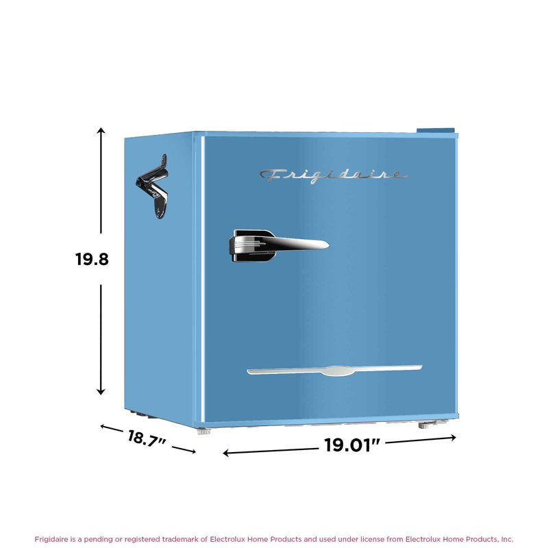 Compact Retro Refrigerator 1.6 Cu. ft. with Chiller - Blue