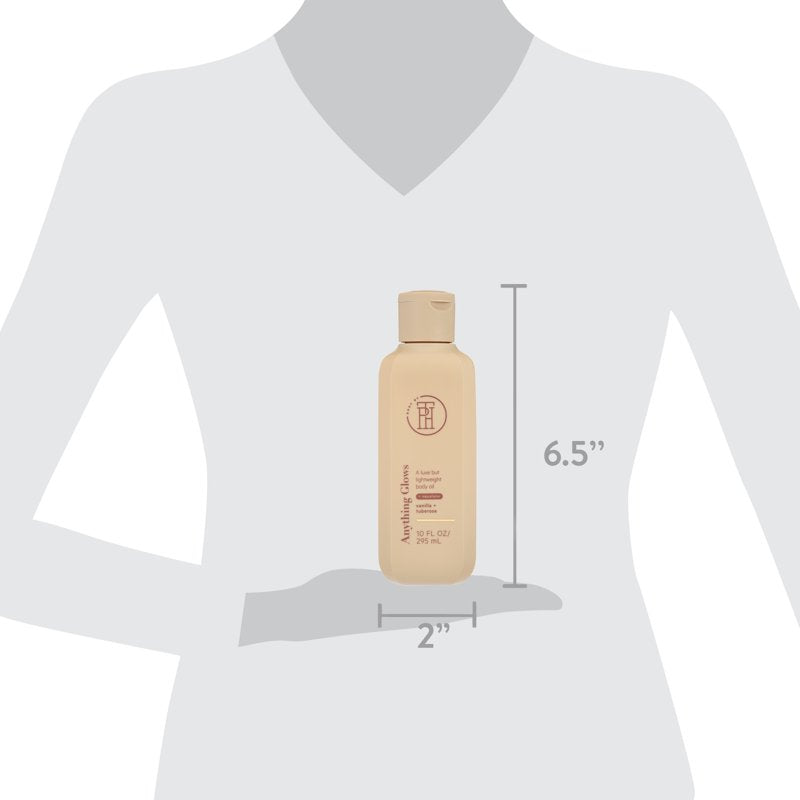 Vegan Body Oil for Dry Skin with Squalane & Avocado Oil - 10 oz