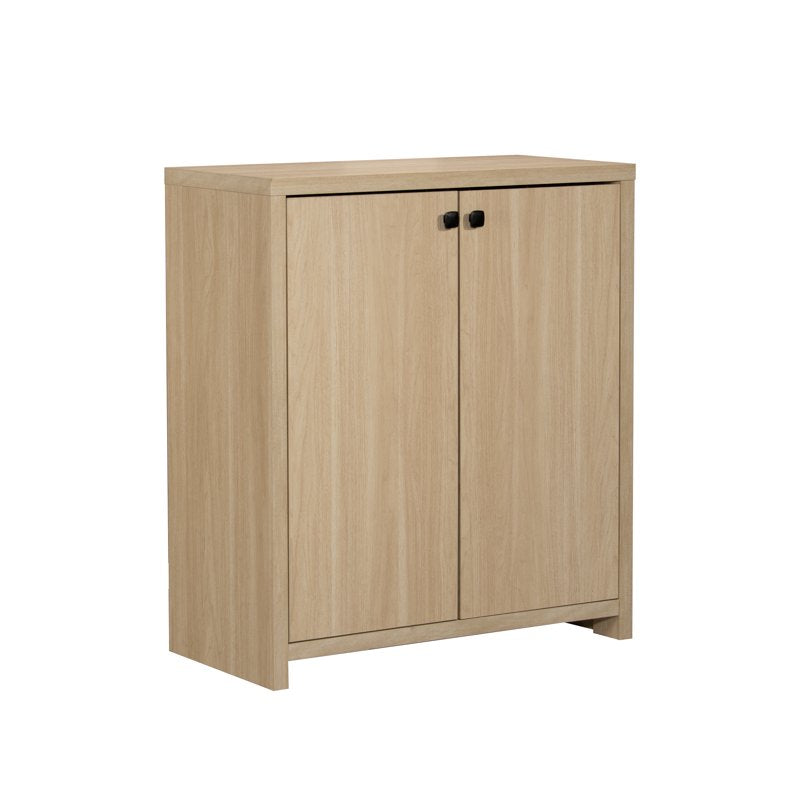 Westley Bar Cabinet - Spring Pine Finish with Wine Storage