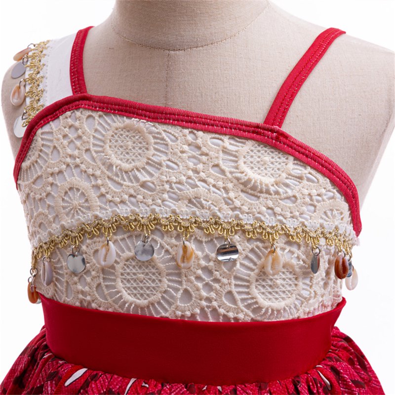Ocean Adventure Girl Dress Costume with Wreath 4T - Fairy Tale Princess Outfit