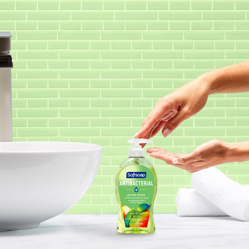 Antibacterial Liquid Hand Soap - Sparkling Pear Scent, 11.25 fl oz