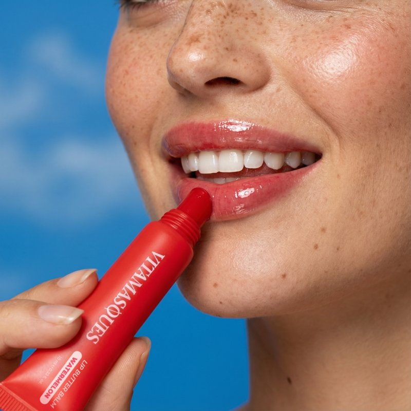 Hydrating Lip Butter Balm - Vegan Peptide & Hyaluronic Lip Treatment