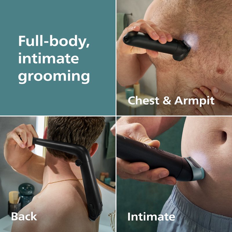 Body Groomer 9000 Series - Men's Hair Trimmer & Intimate Shaver