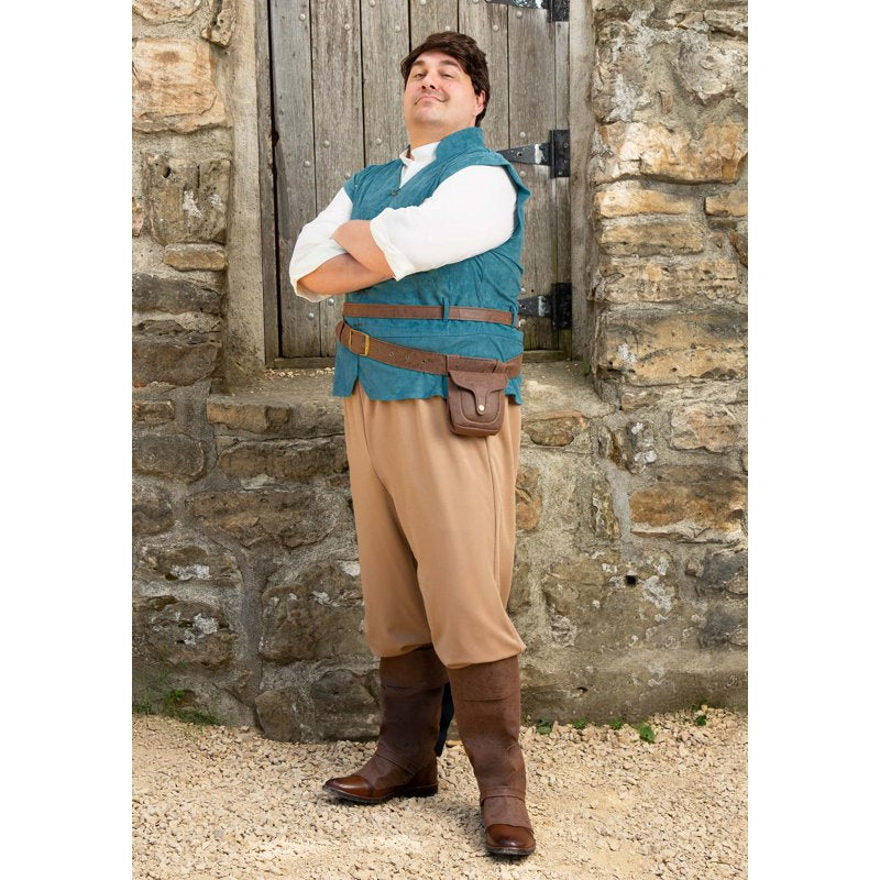 Men's Plus Size Tangled Flynn Rider Costume 2X Rapunzel Prince