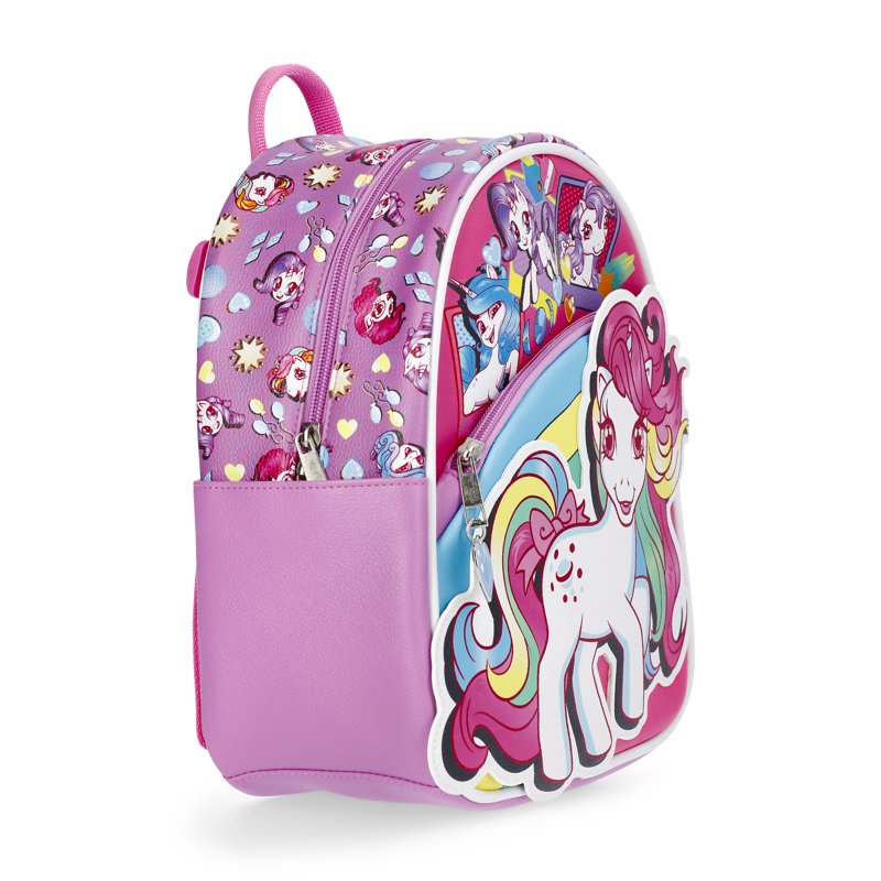 My Little Pony Women's Faux Leather Mini Backpack - Purple Multi - Variation of THIS listing