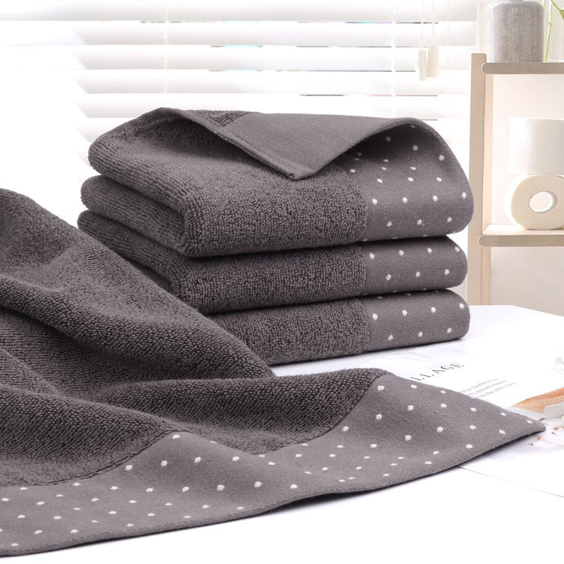 Taupe Gray Cotton Hand Towel Set - 600 GSM Absorbent 14 x 30 Inches, 4 Pieces