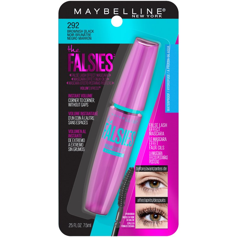 Volumizing Waterproof Mascara - Brownish Black False Lash Effect