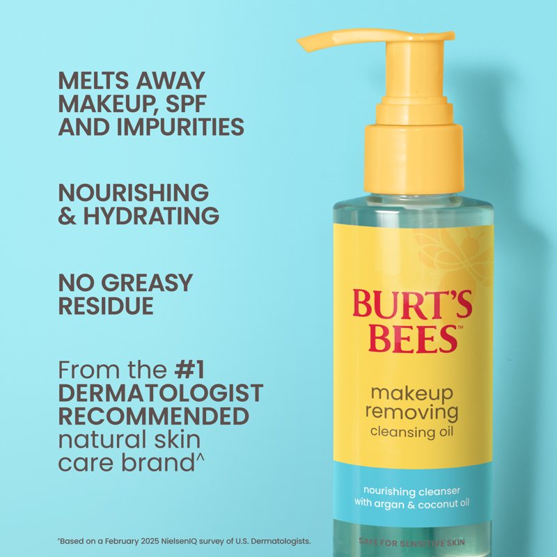 Hydrating Makeup Removing Cleansing Face Oil with Argan and Coconut Oil 5oz