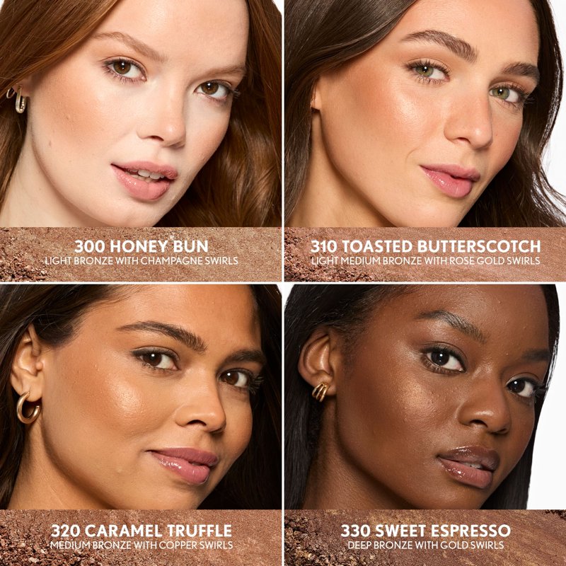 Luminous Baked Bronzer Powder with Hyaluronic Acid for Radiant Skin