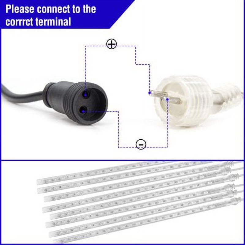 10 ft Waterproof Indoor/Outdoor LED String Lights - Cool White