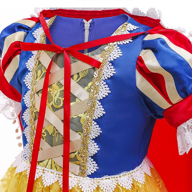 Princess Dress with Accessories for Girls 7-8 Years - Fairytale Costume