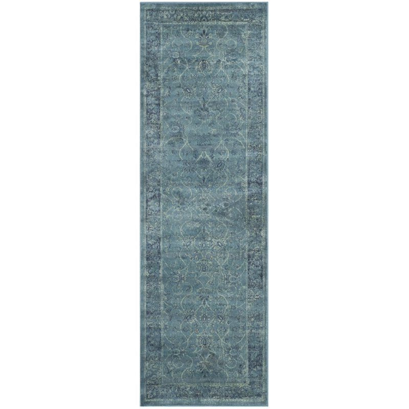 Vintage Jaxon Border Area Rug - Turquoise Multi 2' x 3' - Safavieh