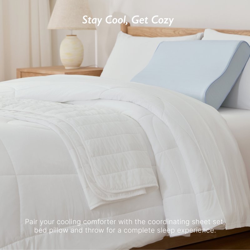Breescape Essentials B-Cool Cooling Comforter - King Size, White