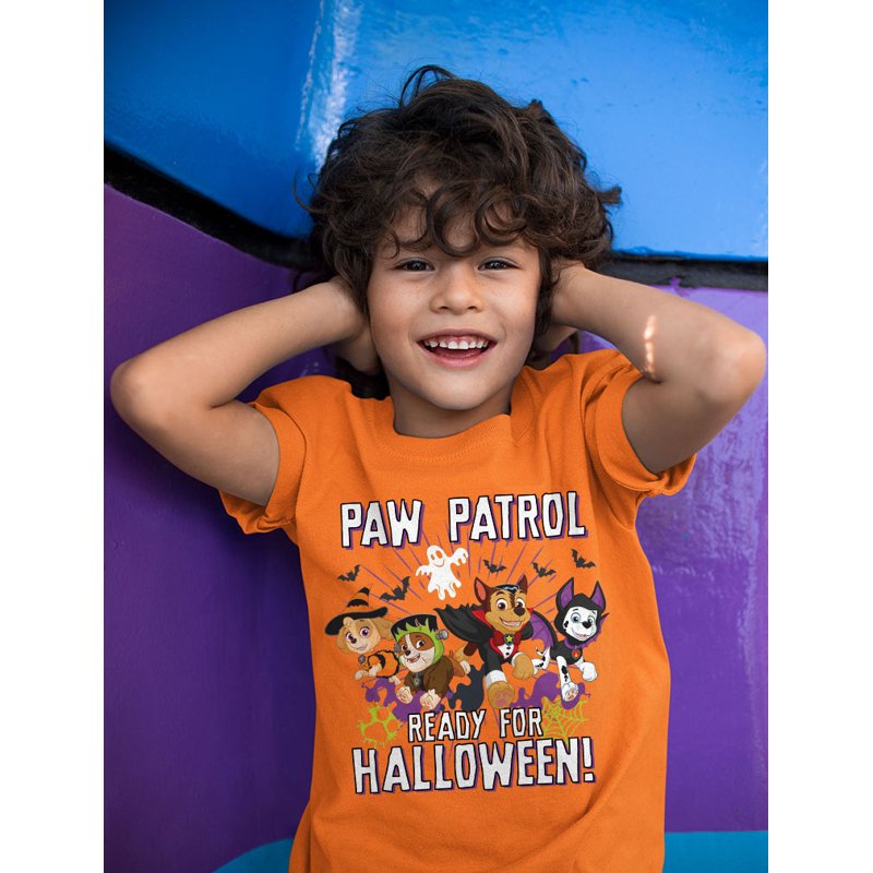 Toddler Paw Patrol Halloween T-Shirt - Orange 5-6 Kids Costume Tee