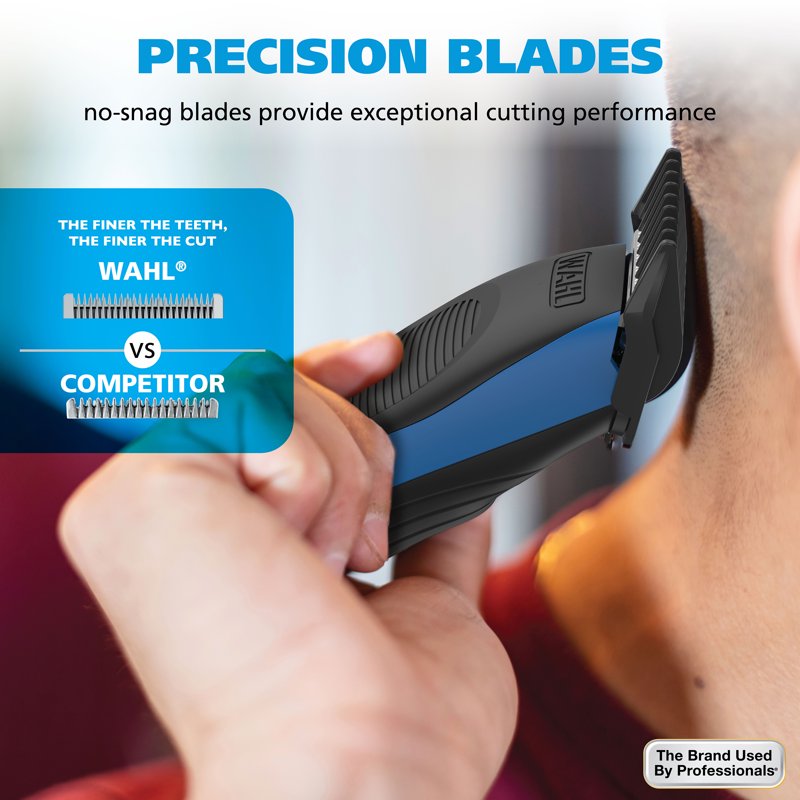 Rechargeable Hair Clipper - Wahl Close Cut Pro with 3x Closer Cutting