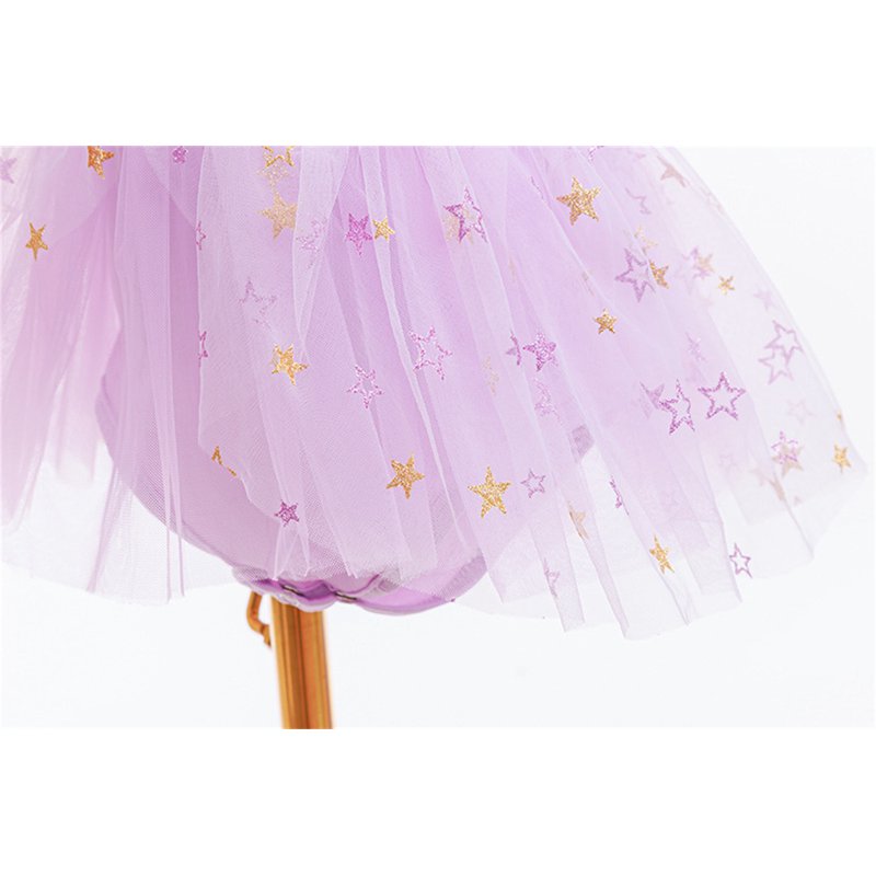 Purple Princess Baby Girl Dress Up Clothes Romper Set with Headband - 18-24 Months