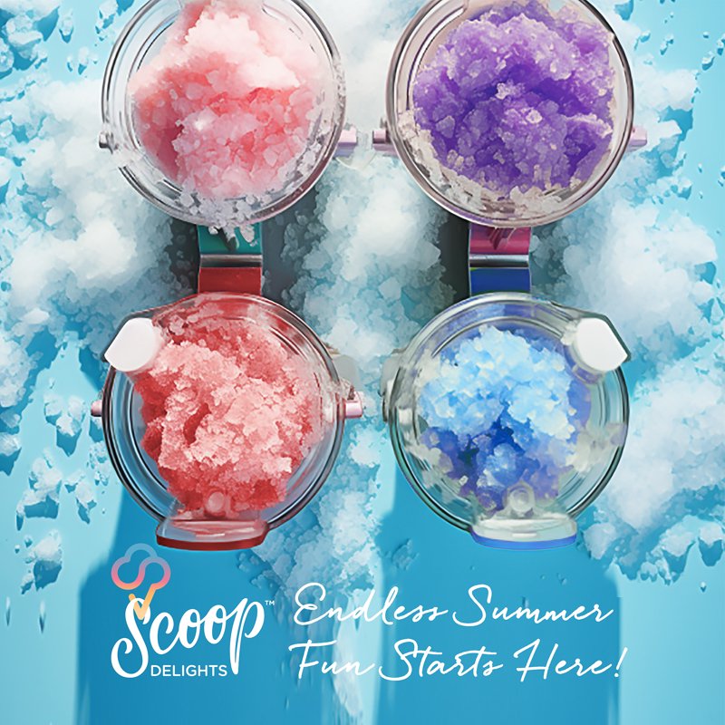 Electric Snow Cone and Shaved Ice Maker - Red Kitchen Machine