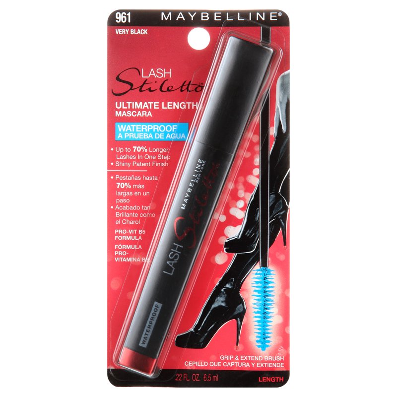 Ultimate Length Waterproof Mascara, Very Black, 0.22 fl oz